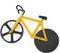Pizzasnijder Fiets - Pizzames - Roller - Keukengerei - Geel