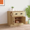vidaXL - Dressoir - 70x35,5x67,5 - cm - bewerkt - hout - sonoma - eikenkleurig