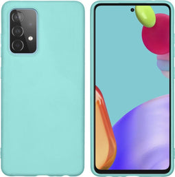 iMoshion Hoesje Geschikt voor Samsung Galaxy A52 (4G) / A52s / A52 (5G) Hoesje Siliconen - iMoshion Color Backcover - Mintgroen