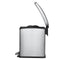EKO New Rejoice - Pedaalemmer - 8 liter - Mat RVS