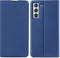 iMoshion Hoesje Geschikt voor Samsung Galaxy S21 FE Hoesje Met Pasjeshouder - iMoshion Slim Folio Bookcase - Blauw