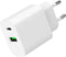 Gembird TA-UC-PDQC20-01-W - Snellader - 20W QC3.0 - USB-A en USB-C