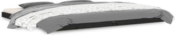 vidaXL - Bedframe - massief - grenenhout - zwart - 200x200 - cm