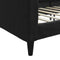 vidaXL - Slaapbank - 90x200 - cm - stof - zwart