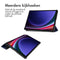 imoshion Tablet Hoes Geschikt voor Samsung Galaxy Tab S9 11.0 inch - imoshion Trifold Bookcase - Donkerblauw /Donkerblauw