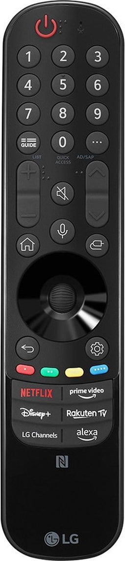LG Magic Remote MR23GN - Universele afstandsbediening met spraakherkenning en toetsenbord - Zwart