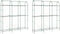 vidaXL - Plantenklimrekken - 2 - st - U-frame - staal
