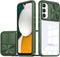 imoshion Hoesje Geschikt voor Samsung Galaxy A34 (5G) Hoesje - imoshion Camslider Backcover - Donkergroen