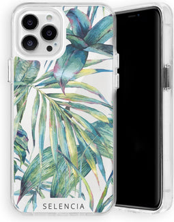 Selencia Hoesje Geschikt voor iPhone 13 Pro Hoesje - Selencia Zarya Fashion Extra Beschermende Backcover - groen