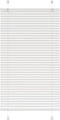 vidaXL - Plissé - rolgordijn - 80x150 - cm - stofbreedte - 79,4 - cm - polyester - wit