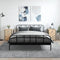 vidaXL - Nachtkastjes - 2 - st - 40x42x60 - cm - bewerkt - hout - sonoma - eikenkleurig