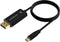 Aisens A109-0687 - USB type-C naar DisplayPort Kabel - 180cm - Zwart