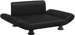 vidaXL - Hondenmand - 70x45x28 - cm - kunstleer - zwart