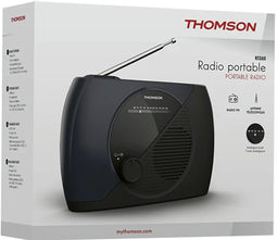 Thomson RT350, Draagbaar, Analoog, FM, 88,8 - 108 MHz, 3 W, 45 dB
