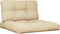 vidaXL Bankkussens pallet 2 st beige