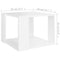 vidaXL - Salontafel - 40x40x30 cm - bewerkt hout - wit