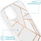 iMoshion Hoesje Geschikt voor iPhone 13 Mini Hoesje Siliconen - iMoshion Design hoesje - Wit / Meerkleurig / Goud / White Graphic