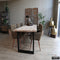 Old Inn - Boomstamtafel Eiken 280x100cm met U poot smal