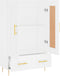 vidaXL - Hoge - kast - 69,5x31x115 - cm - bewerkt - hout - wit