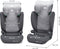 Kinderkraft I-SPARK - 2-in-1 autostoel voor 100-150 cm kinderen - R129 i-Size norm - H-GUARD & SPS - lichtgewicht (4,5 kg) - eenvoudige installatie met 3-puntsgordel - afneembare rugleuning voor oudere kinderen - verstelbare hoofdsteun - Grijs