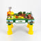 Klein Toys John Deere - Zand- en waterspeeltafel - 2in1 boerderij met afneembare bassins - Groen Geel - 64x46x60 cm
