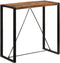 vidaXL - Bartafel - 110x55x110 - cm - gerecycled - massief - hout