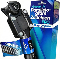 NEXTCOVER® Verende Zadelpen - Comfort-Spring technologie - Zwart - 34,9 mm mm