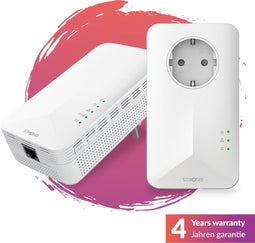 Strong Powerline Wi-Fi 1000 kit EU V2 - Powerline 1000-adapter en Wi-Fi 1000-adapter - 1200 Mbit/s (2 stuks)
