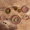 Kom Bidasoa Gio Keramisch Bruin 12 x 3 cm (12 Stuks)
