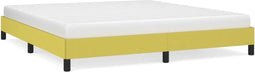 vidaXL - Bedframe - zonder - matras - 160x200 - cm - stof - groen