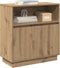 vidaXL - Dressoir - met - LED - Artisan - Eiken - 71x34,5x75 - cm - Gelaagd - Hout