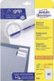 Avery 4780 - Universele Etiketten - 48,5 x 25,4 mm - Permanent klevend (1000 stuks)