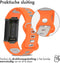 imoshion Siliconen sport bandje - Geschikt voor Fitbit Charge 6, Charge 5 - Oranje - One Size