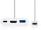 Nedis USB 3.1 Multiport Adapter - 1x Typ-C 1x HDMI - Ultrasnelle dataoverdracht - Wit
