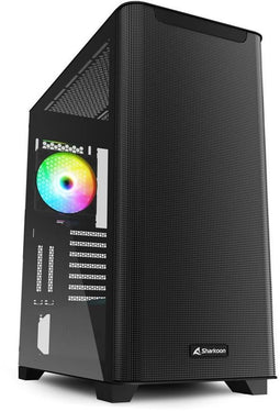 Sharkoon M30 RGB - ATX Semi-toren - Gehard glas - Zwart