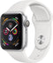 Apple Watch Series 4 refurbished door Renewd - A Grade (zo goed als nieuw) - 44mm - Zilver/Wit