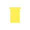 Djois - T-kaart djois formaat 3 77mm geel 100st | 5 stuks