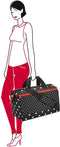 Reisenthel Allrounder L Pocket - Reistas - 32L - 9 vakken - Mixed Dots Zwart/Wit/Oranje