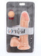 Dual Density Dildo 8inch Balls