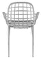 Zuiver Albert Kuip Garden - Aluminium Tuinstoel - Grijs - Set van 2