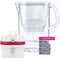 BWT - WATERFILTERKAN + 2 x FILTER VOOR MAGNESIUM MINERALIZED WATER