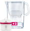BWT - WATERFILTERKAN + 2 x FILTER VOOR MAGNESIUM MINERALIZED WATER