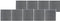 vidaXL - Schutting - 526x186 - cm - HKC - bruin