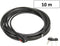 Stahlex Extra lang kabelslot - 10 meter - spatwaterdicht en slagvast - met 3 sleutels