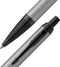 Parker IM balpen | Matgrijs met zwart detail | Medium punt met blauwe navulling | Geschenkdoos
