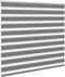 vidaXL - Zebra - rolgordijn - 160x150 - cm - stofbreedte - 155,9 - cm - donkergrijs