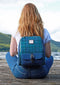 Rugzak Naver Blauw (Sea Blue) - 33x29x14 - Harris Tweed - Glen Appin of Scotland