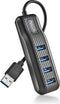 NGS PORT 3.0 - USB Hub - 4x USB 3.2 Gen 1 - Zwart