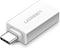 UGreen 30155 - USB C Adapter naar USB A - OTG functie - Wit