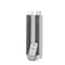 Annas collection - 2Pcs Grey Rustic Wax Taper Candle 23Cm Moving Flame Rem